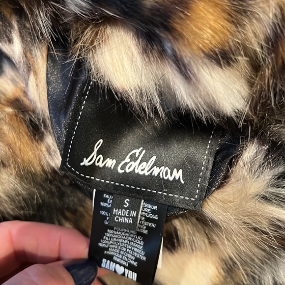 NWOT Sam Edelman Reversible Faux Fur Jacket - Picture 9 of 13